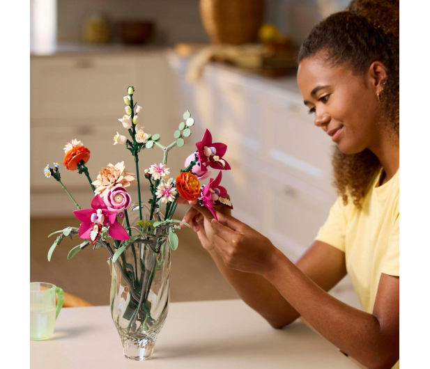 LEGO Botanicals 10342 Piękny bukiet różowych kwiatów - 1283648 - zdjęcie 4